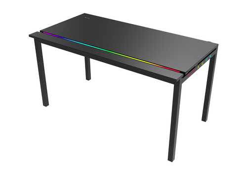 שולחן גיימינג, Dragon Magma RGB DLX, צבע שחור, שנה אחריות יבואן רשמי