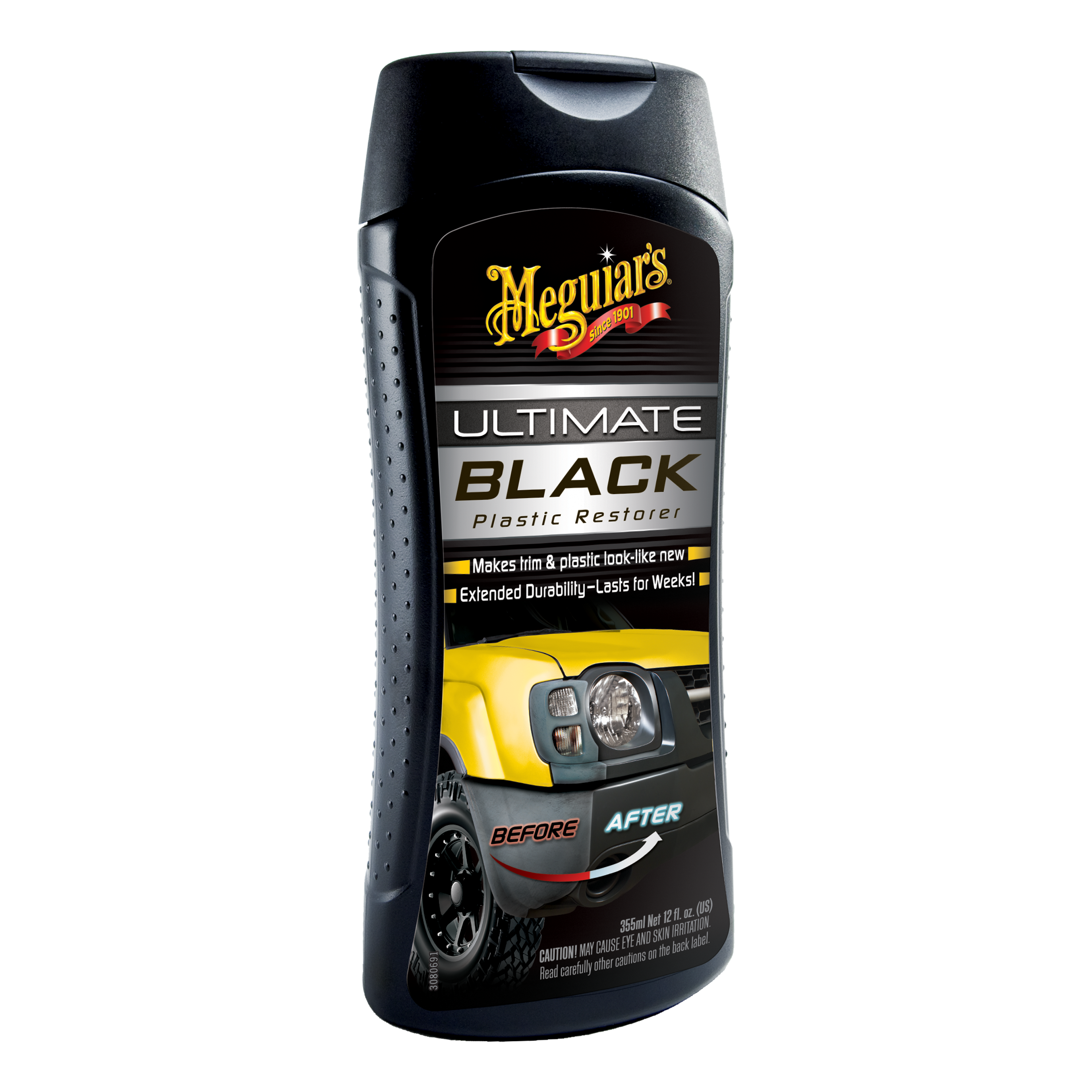 תכשיר לחידוש פלסטיק וגומי שחור מגוויארס  - MEGUIARS ULTIMATE BLACK PLASTIC RESTORE