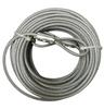 כבל פלדה מצופה עובי 4.5 מ"מ אורך 10 מטר עם לולאות לקשירה SMITH
