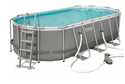 בריכה אובלית אולטרה BESTWAY דגם 56710 + משאבת פילטר 1500 גלון