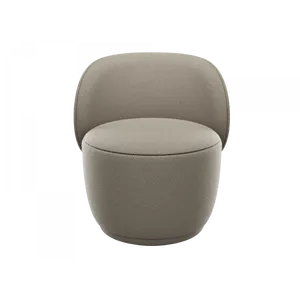  כורסא מסתובבת בוקלה שיטאקי KUON Swivel armchair Shitake