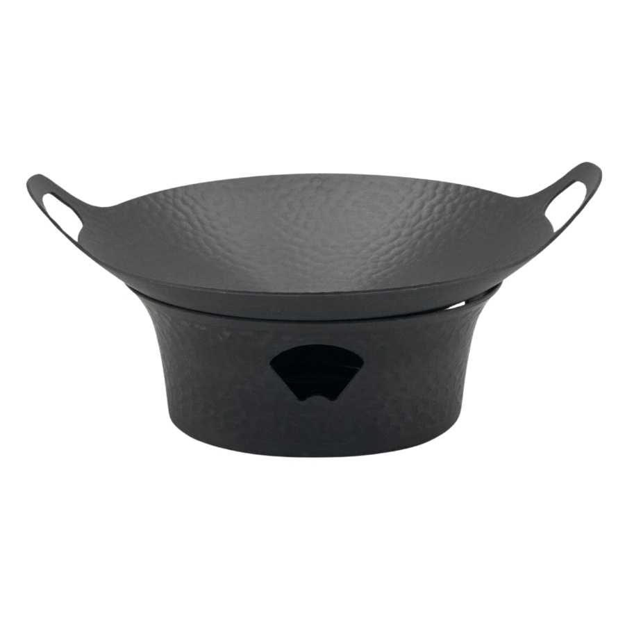 ווק מתכת עם סטנד מחזיק נר 22*4.7 ס"מ - YZ24-152