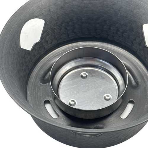 ווק מתכת עם סטנד מחזיק נר 22*4.7 ס