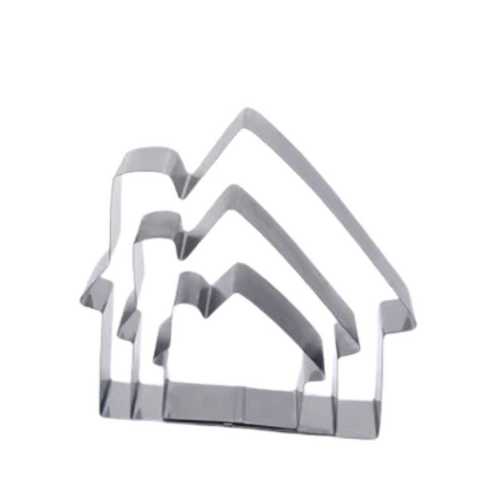 סט 3 מיקדי עוגות בצורת בית - YZ24-60