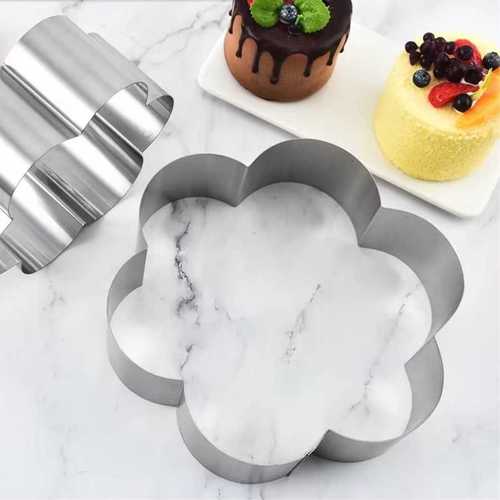 סט 3 מיקדי עוגות בצורת פרח 20/15/10 ס