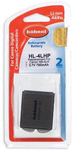 סוללה למצלמה דיגיטלית קנון חליפית ל–CANON NB4L/ 4LHP Hahnel