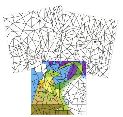 חוברת צביעה לילדים (6+) לפי מספרים, 20*20 ס