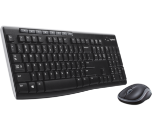 סט מקלדת ועכבר אלחוטי Logitech MK270 /ערבית/עברית/אנגלית