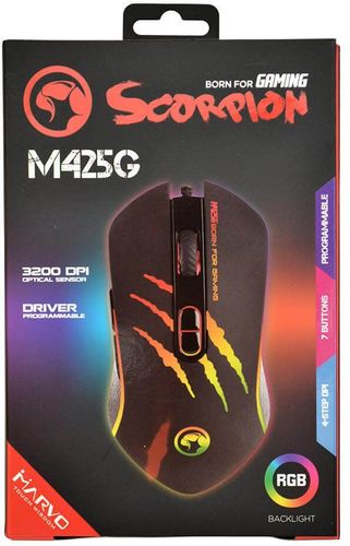 עכבר חוטי GAMING MARVO אופטי M425G