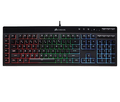 מקלדת CORSAIR K55 RGB PRO RUBBER DOM
