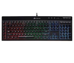 מקלדת CORSAIR K55 RGB PRO RUBBER DOM