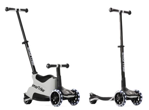 Xtend רייד און 4 ב 1 מבימבה לגיל שנה עד קורקינט לגיל 12 - אפור