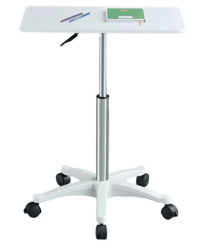 שולחן עבודה עמידה ישיבה למחשב נייד מתכוונן לגובה - שחור