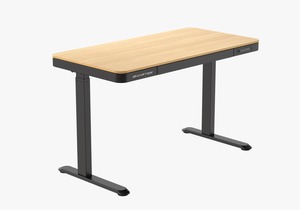 שולחן חכם מתכוונן באורך 120 ס"מ SMARTER דגם ET119W-C שחור משולב עץ 