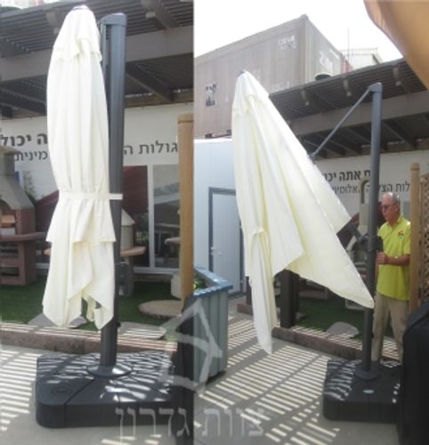 בד לשמשית צד מרובעת 