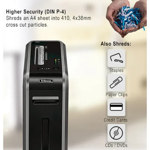 מגרסת נייר Fellowes Powershred 125ci