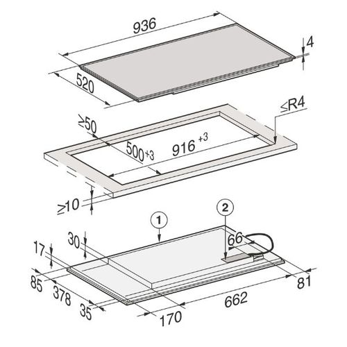 כיריים אינדוקציה 94 ס