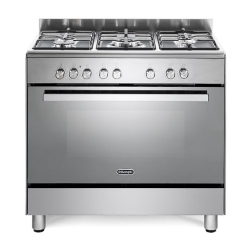 תנור משולב כיריים גז - 5 להבות Delonghi דלונגי DEMX965-IL נירוסטה