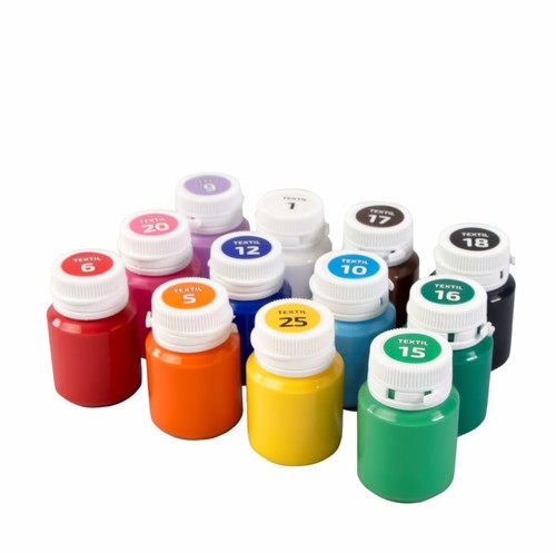 סט 12 צבעי בד ROSA TALENT ACRYLIC TEXTILE