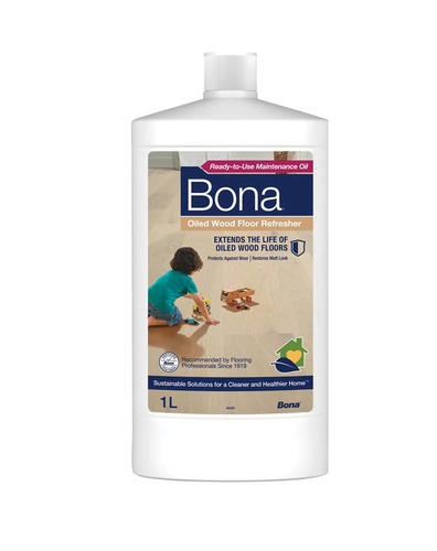 חידוש פרקט עץ - מרענן שמן של Bona