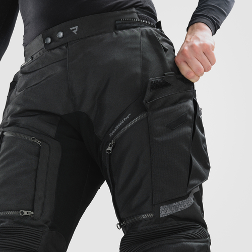 מכנס רכיבה ממוגן וחסין מים רבל הורן שחור - REBELHORN CUBBY V TEXTILE PANTS