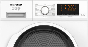 מייבש כביסה קונדנסור 8 ק"ג טלפונקן דגם TFD800S5C TELEFUNKEN