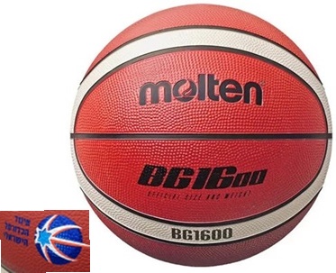 כדורסל מולטן MOLTEN BG1600 גומי מס