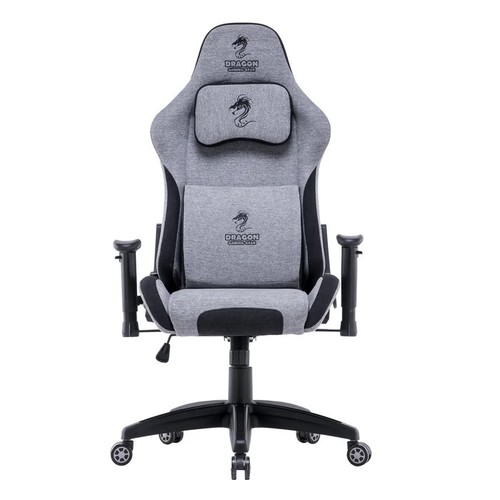 כיסא גיימינג, Dragon Cyber Fabric, צבע אפור
