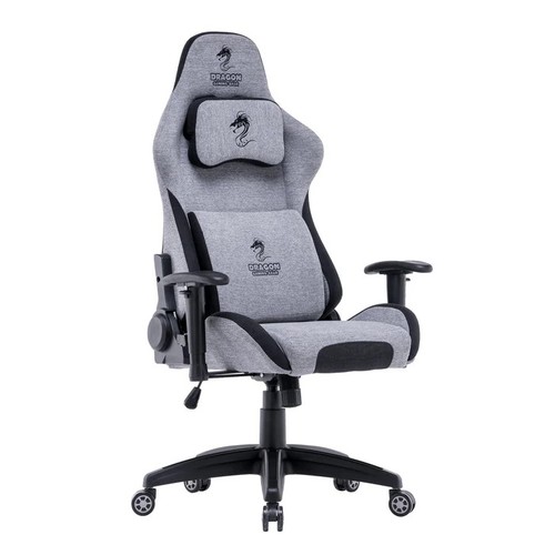 כיסא גיימינג, Dragon Cyber Fabric, צבע אפור