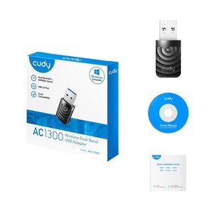 כרטיס USB CUDY 1300MPS WIFI USB 3 NANO