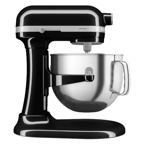  מיקסר מקצועי כולל קערה ענקית בנפח 6.6 ליטר KitchenAid שחור מבריק 