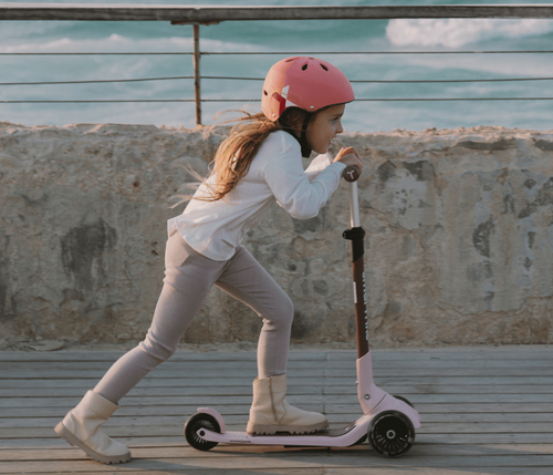 Xtend מיני רייד 4 ב 1 בימבה דחיפה מגיל שנה עד קורקינט מתקפל לגיל 9 - אפור/לבן