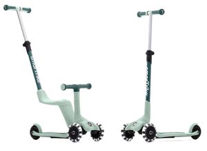 Xtend מיני רייד 4 ב 1 בימבה דחיפה מגיל שנה עד קורקינט מתקפל לגיל 9 - ירוק