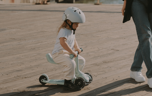 Xtend מיני רייד 4 ב 1 בימבה דחיפה מגיל שנה עד קורקינט מתקפל לגיל 9 - ירוק