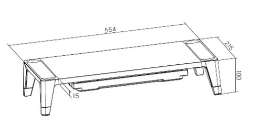 ושבת הגבהה למסך Lumi STB-143