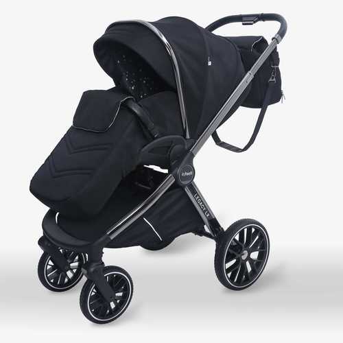 עגלת תינוק משולבת כולל אמבטיה וטיולון Legacy LX שחור