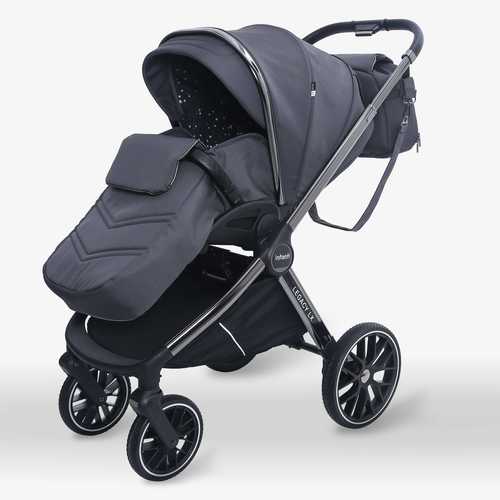 עגלת תינוק משולבת כולל אמבטיה וטיולון Legacy LX אפור