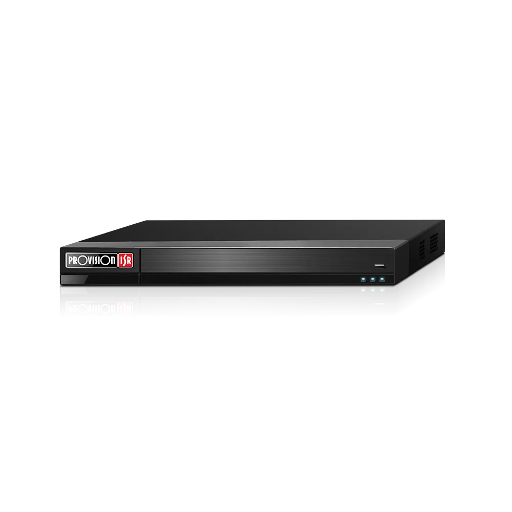 מערכת הקלטה DVR עם 16 ערוצים תומך עד 8 מגה  Provision SH-16200A5N-8L(1U)-V2 כולל הארד דיסק 4 טרה מובנה