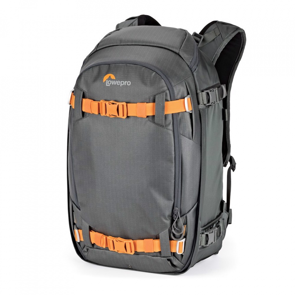 תיק גב אפור למצלמה Lowepro Whistler BP 350 AW II