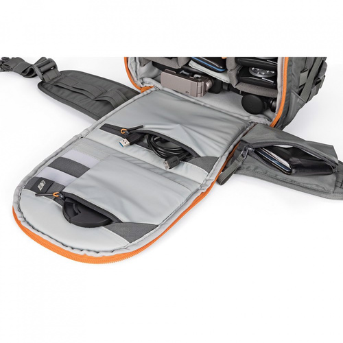 תיק גב אפור למצלמה Lowepro Whistler BP 350 AW II