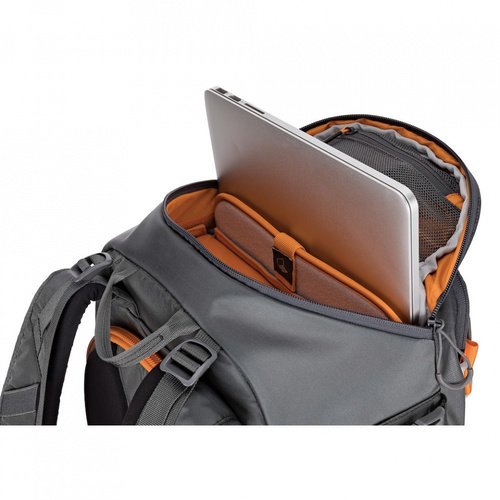 תיק גב אפור למצלמה Lowepro Whistler BP 350 AW II