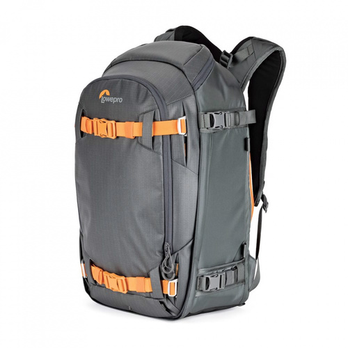 תיק גב אפור למצלמה Lowepro Whistler BP 350 AW II