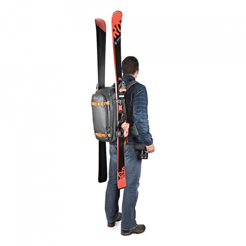 תיק גב אפור למצלמה Lowepro Whistler BP 350 AW II