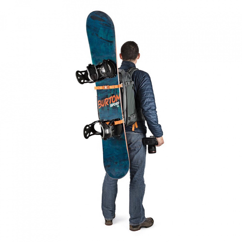 תיק גב אפור למצלמה Lowepro Whistler BP 350 AW II