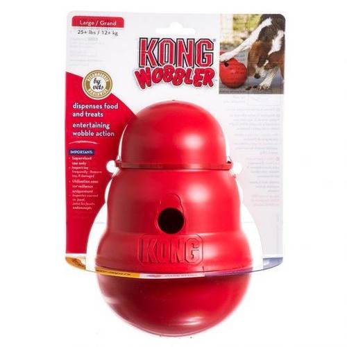 קונג Kong צעצוע לכלב קלאסיק נחום תקום עם מחבוא חטיפים אדום קטן S