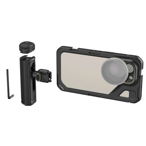 קיט כלוב + 2 ידיות צד ל-SmallRig 4392 iPhone 15 Pro Max