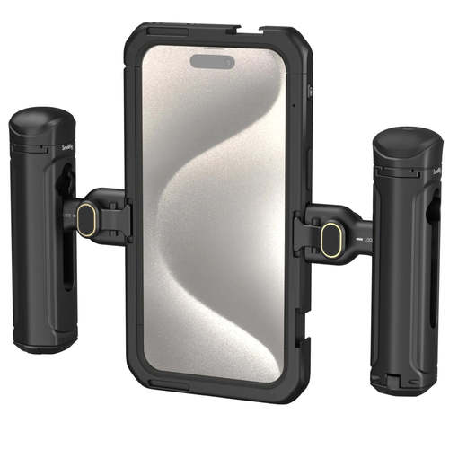 קיט כלוב + 2 ידיות צד ל-SmallRig 4392 iPhone 15 Pro Max