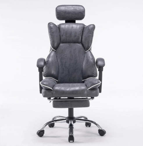 כסא משרדי פרימיום - דגם Prize - אפור כהה