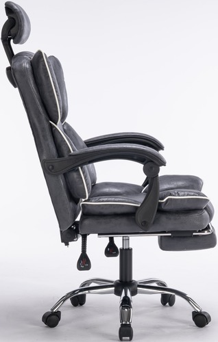 כסא משרדי פרימיום - דגם Prize - אפור כהה