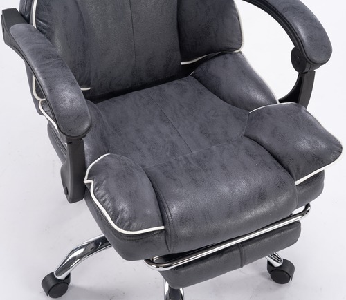 כסא משרדי פרימיום - דגם Prize - אפור כהה